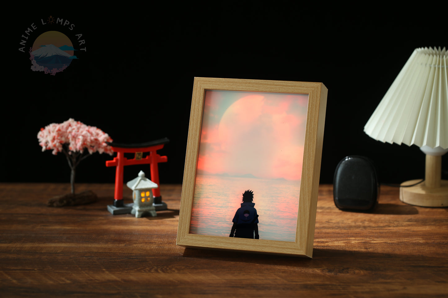 Sasuke Uchiha Painting Art Frame Lamp (Naruto) ™