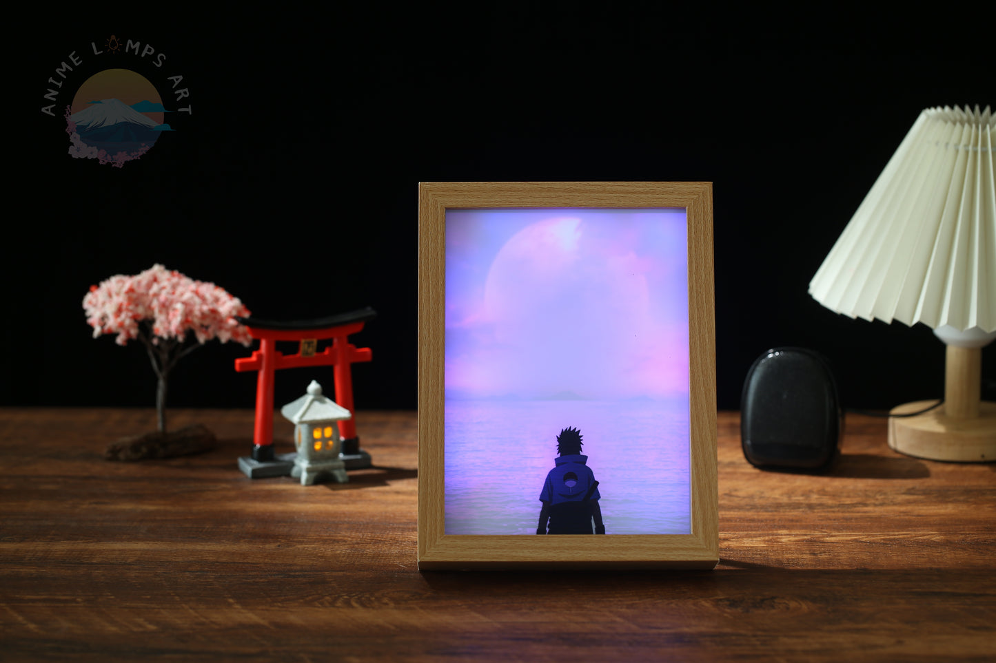 Sasuke Uchiha Painting Art Frame Lamp (Naruto) ™