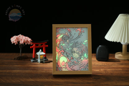 Tanjiro Kamado Painting Lamp Art (Demon Slayer) ™