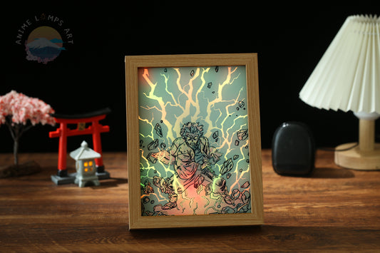 Zenitsu Agatsuma Painting Lamp Art (Demon Slayer) ™