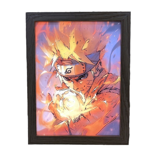 Naruto Uzumaki Painting Lamp Art (Naruto)